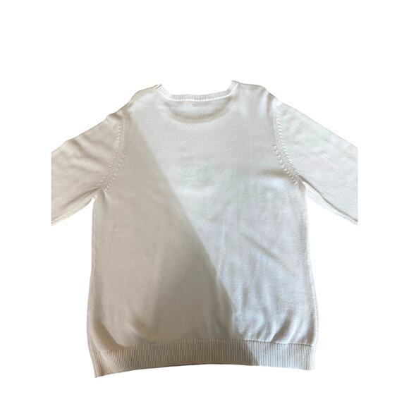 Cabela's Women's Knit Sweater 2XL/2TG White Snowmen Holiday Winter - Picture 2 of 7